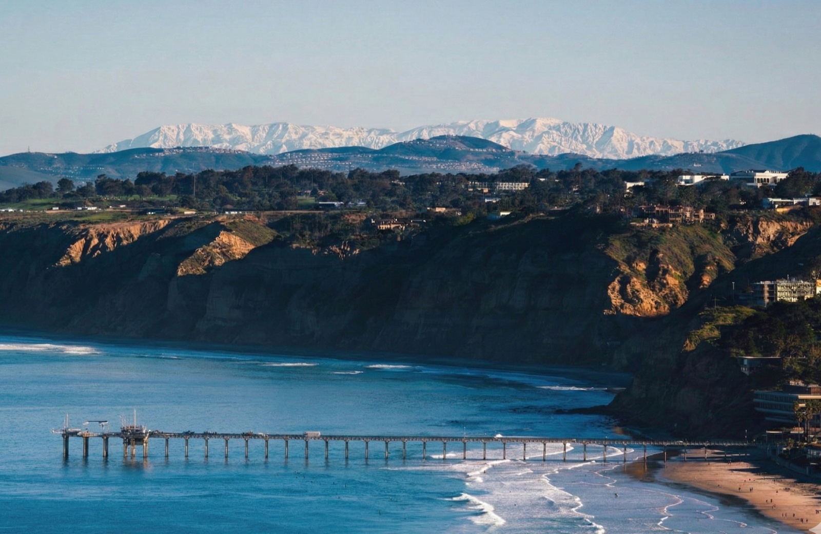 Scripps Institution of Oceanography pier and La Jolla coastline
